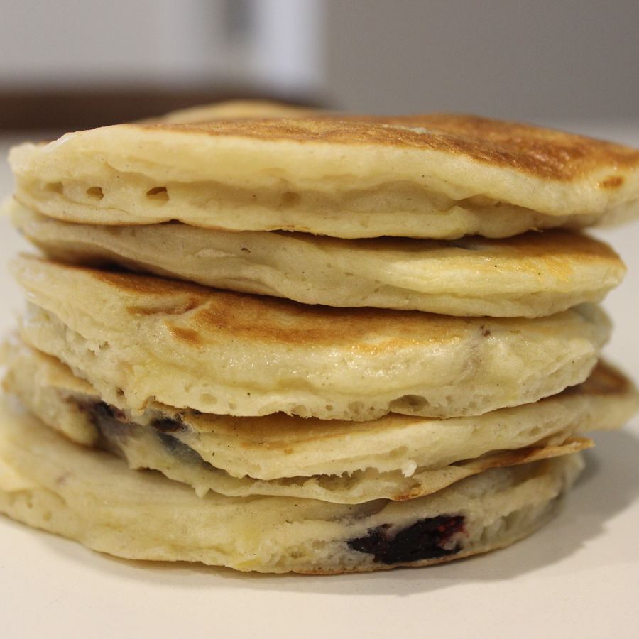 Fruity as a Bat Pancakes