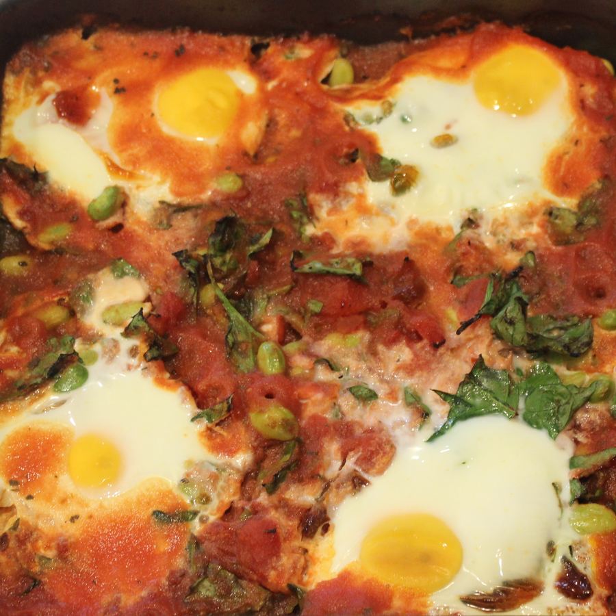 Goodstart-to-the-day Baked Eggs