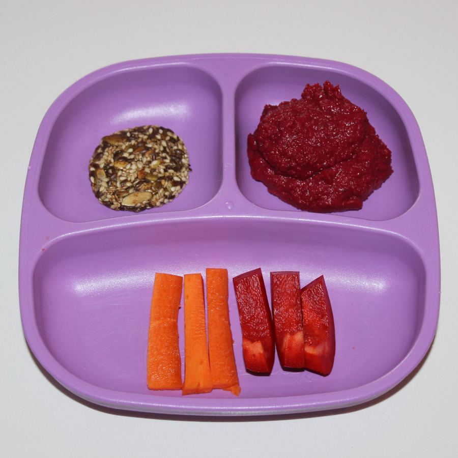 Veg Sticks with Jazzy Beetroot Dip